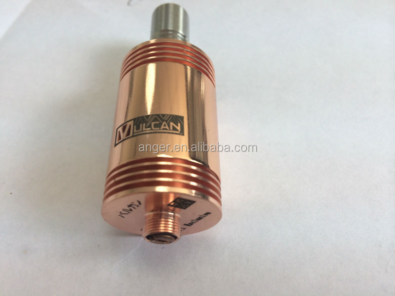 Rebuildable e-cig with high quality Mechanical Vulcan/Mutation X RDA atomizer/vaporizer ss/gold/black/copper