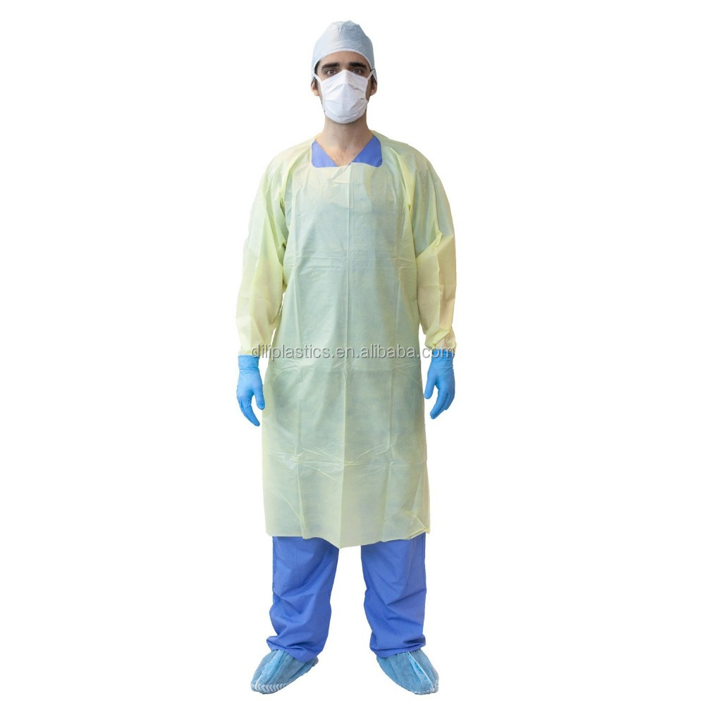 Cpe Gown/sterile Disposable Surgical Gown/disposable Hospital Gowns