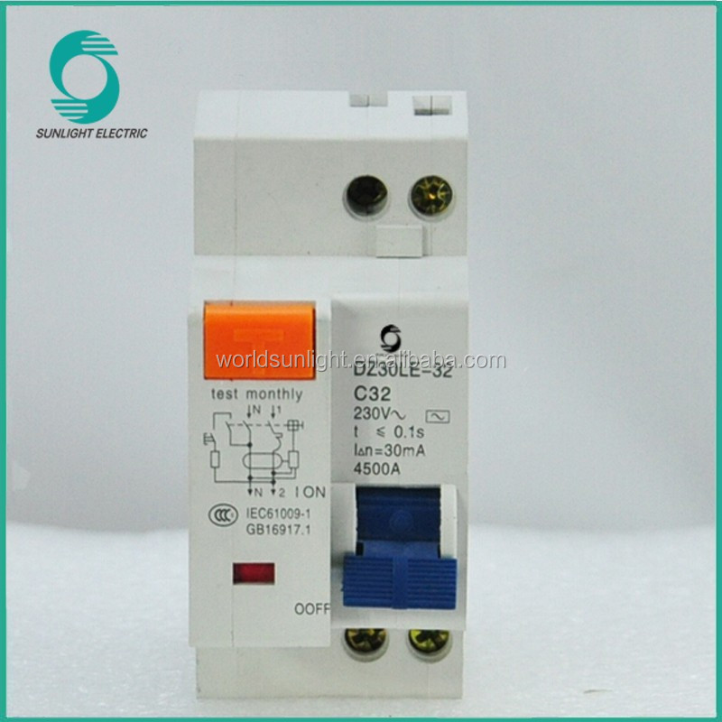 Xdz L P N Ma A Single Phase Earth Leakage Circuit Breaker Elcb