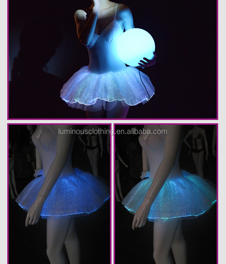 led照明のダンスファッション2015ステージプロのバレエチュチュ仕入れ・メーカー・工場