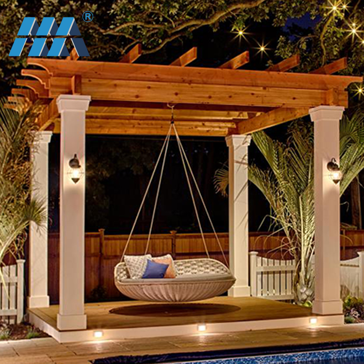 pergola aluminium en bardeaux de bois étanche composite pilier ... pergola aluminium en bardeaux de bois étanche composite pilier ...