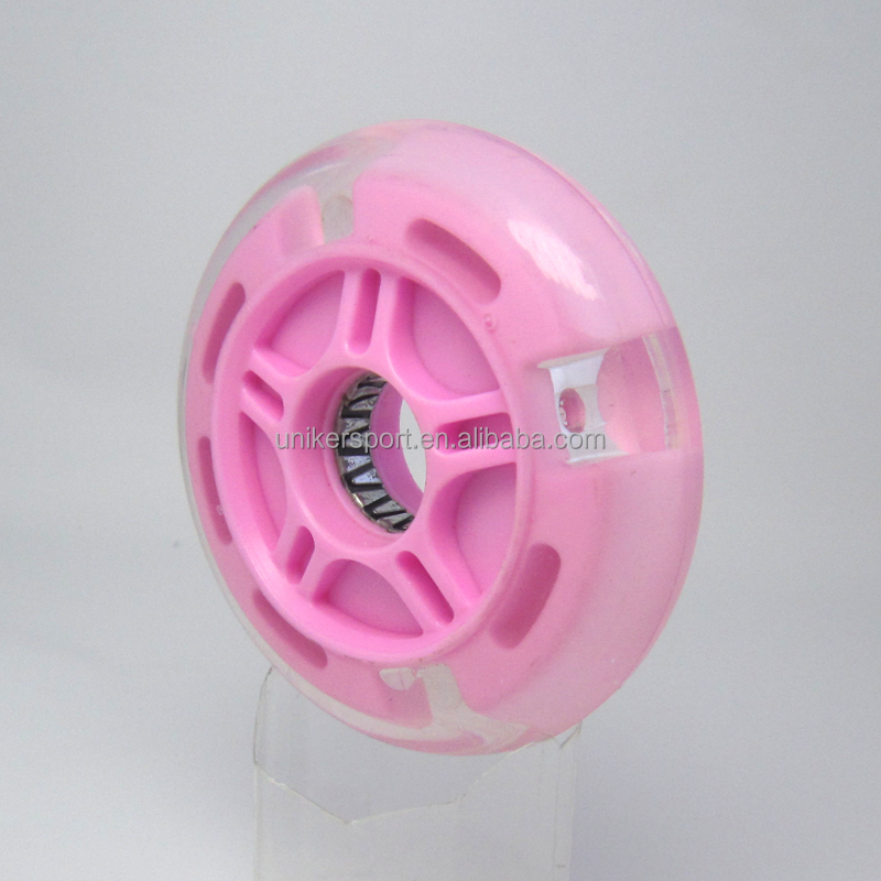 80mm*24mm、 led点滅、 puの車輪、 プロのインラインスケートの車輪問屋・仕入れ・卸・卸売り