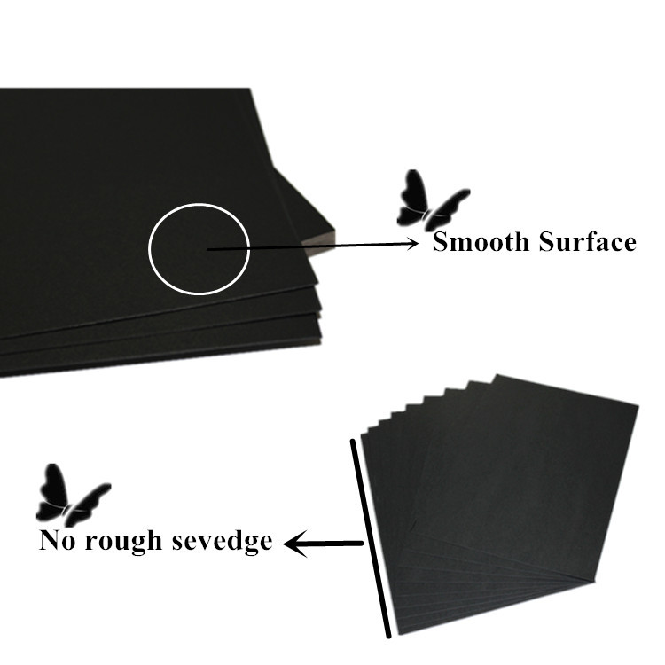 段ボール紙黒紙ボード1.5ミリメートルコーティングされた紙仕入れ・メーカー・工場