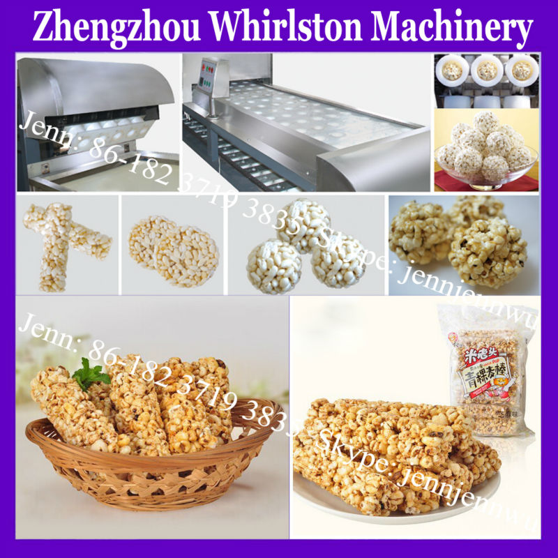 2014 Most Popular Popped/Puffed Rice Cake Machine/Rice Ball Maker for Sale