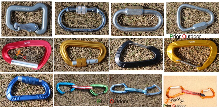 プロフェッショナルロッククライミングカラビナ安全フック卸売強い24kn仕入れ・メーカー・工場