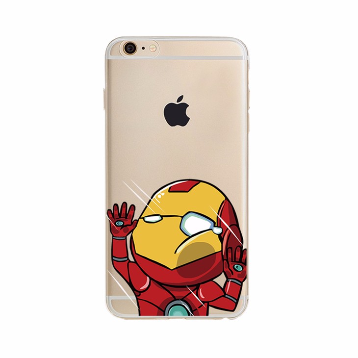 Cartoon Character Printing Transparent Phone Case For Iphone - Buy