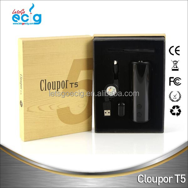 High end ecig mod amazing vaporizer cloupor t5 50w box mod vs canan 30w mod