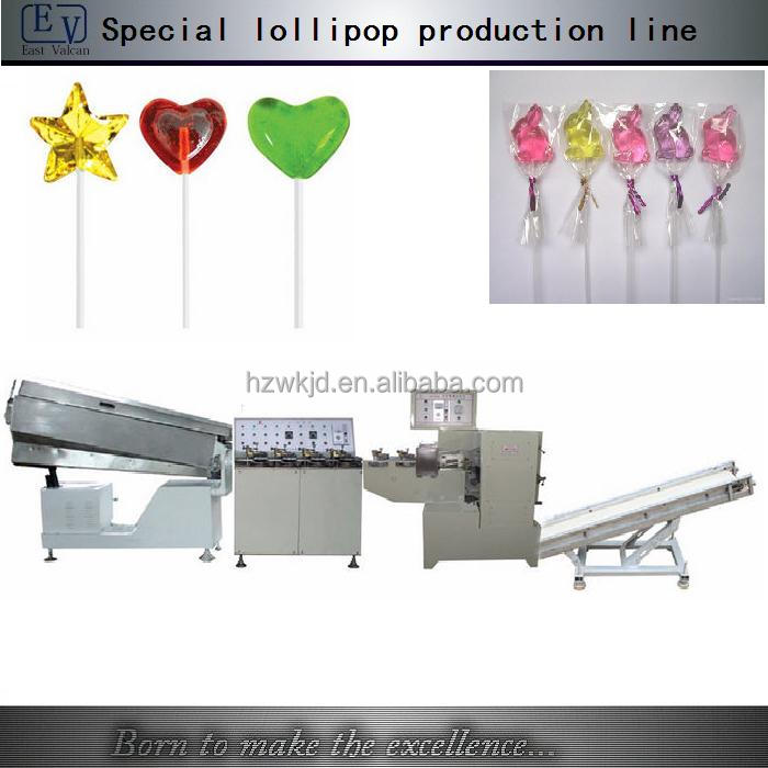 Special shape lollipop production line