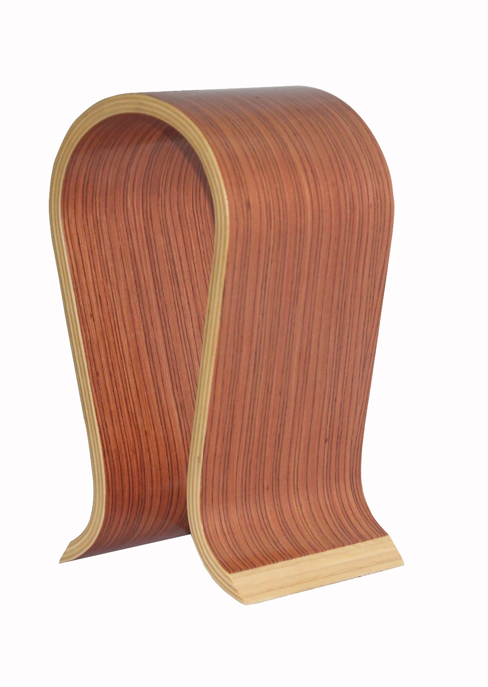 木ヘッドフォン付きディスプレイスタンドhw-100木製ベニヤ仕入れ・メーカー・工場