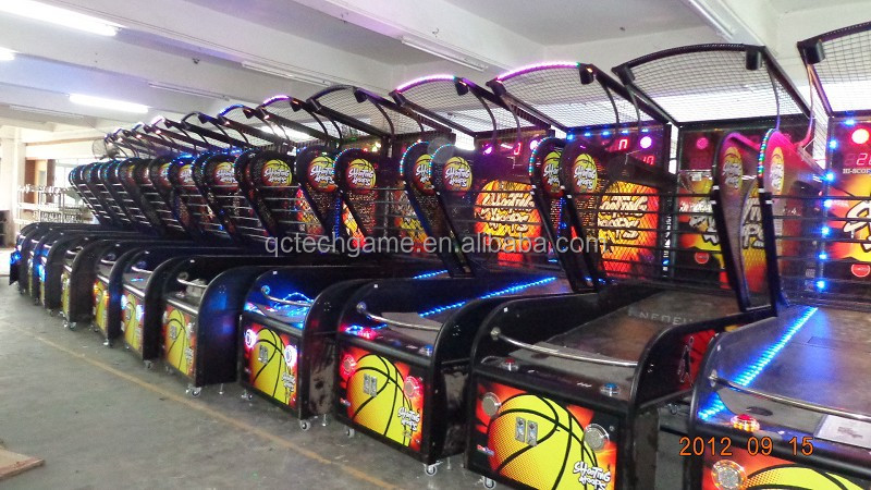 工場出荷時の価格デラックスled装飾街路アーケードクレイジーのバスケットボールのゲーム機問屋・仕入れ・卸・卸売り