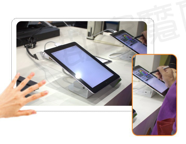 中国トップメーカー2015高品質アラームセキュリティディスプレイタブレットスタンド仕入れ・メーカー・工場