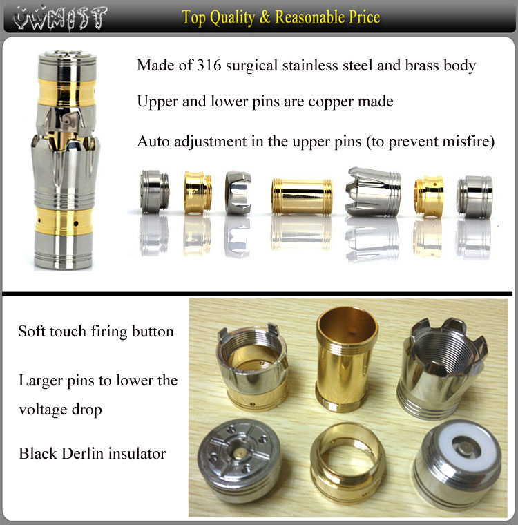 ecigator ecig mechanical mod maraxus mod e cigarette bbtank t1 vaporizer pen