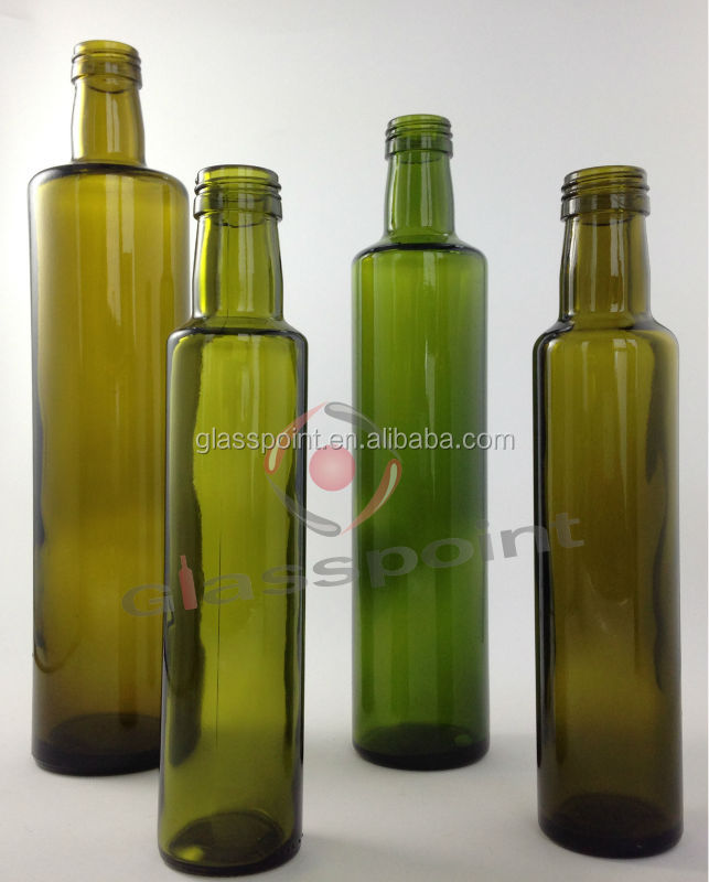 500ml 750ml Round Dorica Olive Oil Storage Glass Bottles Wholesale