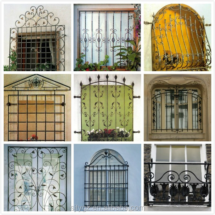 Decorative Iron Window Bars Design Steel Window Frames View