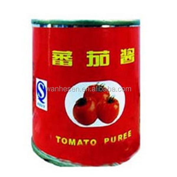 Canned Tomato Paste with brix 28-30%