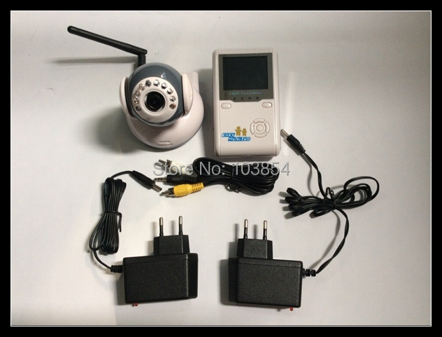 Free shipping wholesale Digital 2-way talk 2.4G Wireless Baby Monitor IR Camera cam Home Security surveillance system kit (6).jpg