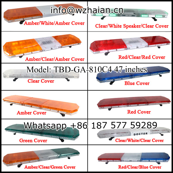 Amber with white take down alley light light bar recovery warning light
