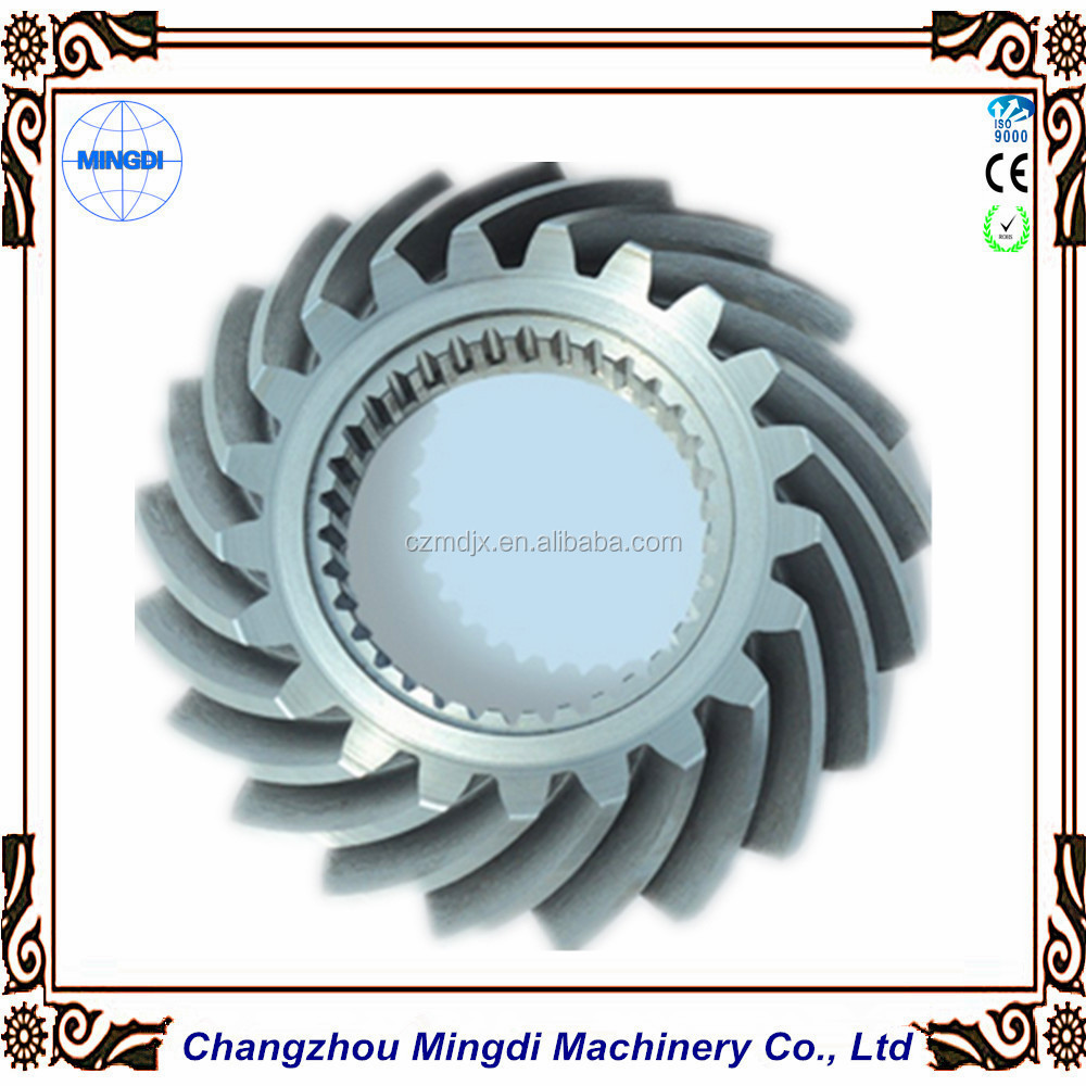 helical bevel gear & pinion/ conical gear / spiral bevel gear