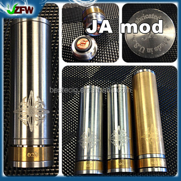 New product 2014 mechanical ja mod, ja mod clone, ja mod with 18650 battery