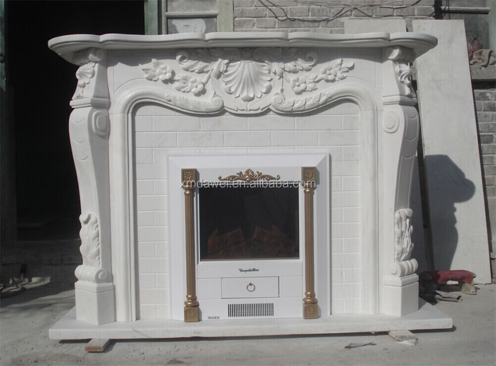 屋内の白大理石の暖炉の装飾のための問屋・仕入れ・卸・卸売り