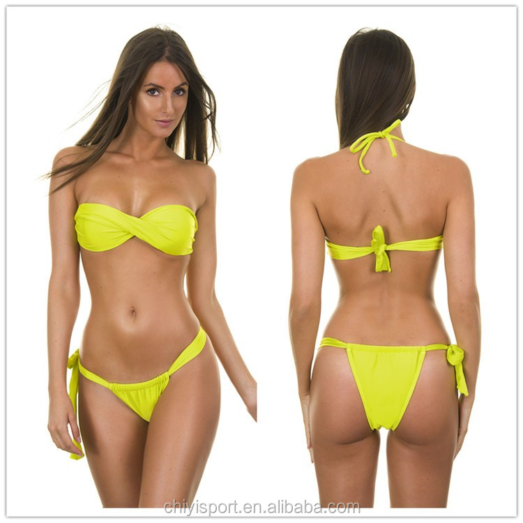 2016 woman beach wear push-up hot sexy girl photo bikini with bandeau bikini tops (7).jpg