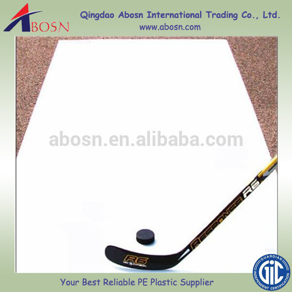 White Artificial Epdm Ice Rink Mat Hockey Shooting Pad Ice Skating