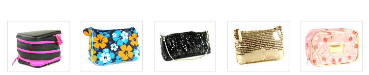 黒い袋卸売クリスタル女性パーティーのイブニングバッグスタイルのデザインの化粧ポーチをジッパーの閉鎖仕入れ・メーカー・工場