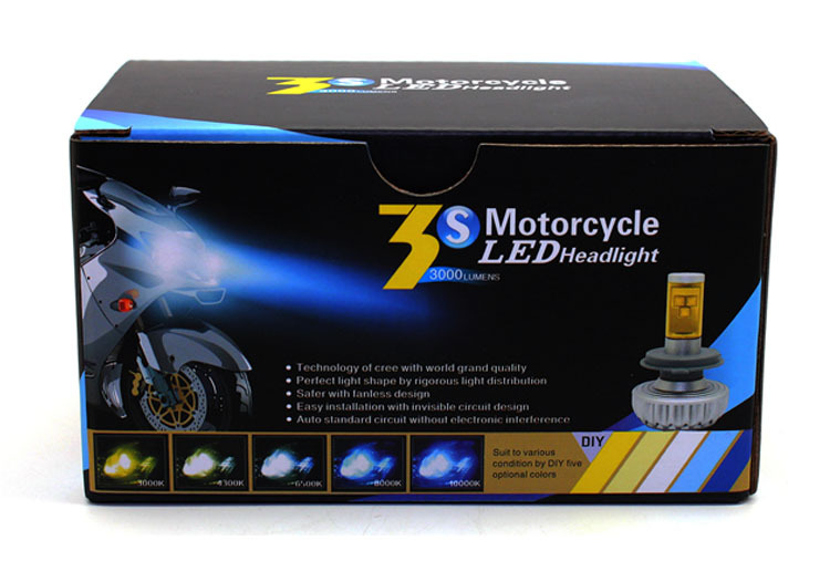 High power DIY 5 Color Temperature 3S Auto car led motorcycle headlight