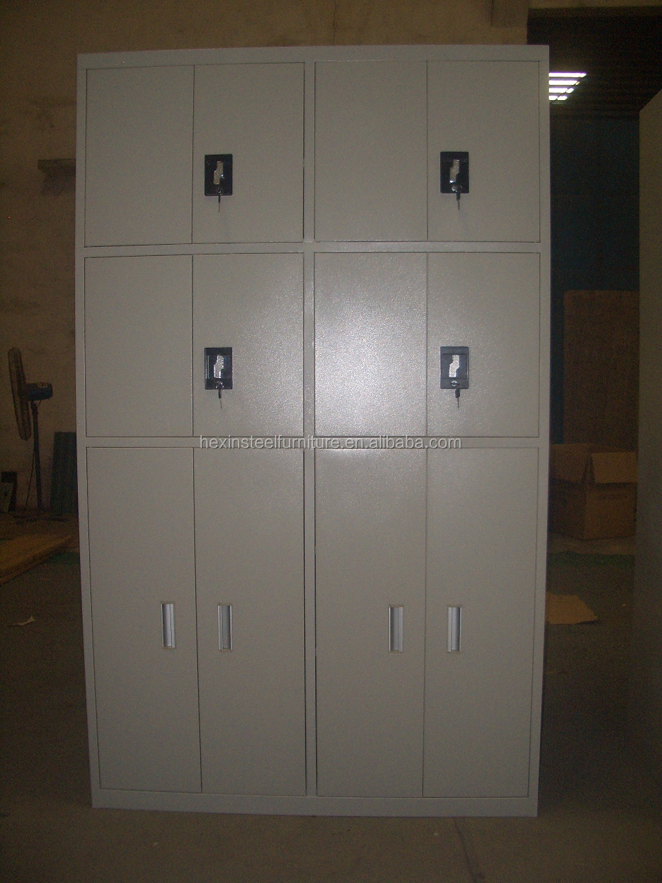 Safe Metal Steel Gun Cabinet Storage Lockers Army Police Cabinets