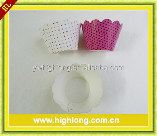 different colour Stripe Cupcake decoration cupcake Wrappers