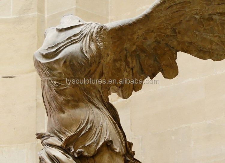 Famous Stone Headless Victory Angel Samothrace Marble Statue For