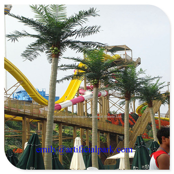 factory price high quality fake coconut tree home/beach/pool/park/building outdoor decoration artificial coconut tree