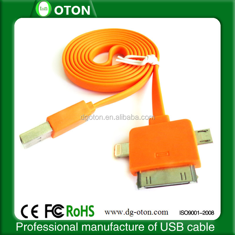 3 in 1 Flat multi cable for samsung OT-C101問屋・仕入れ・卸・卸売り