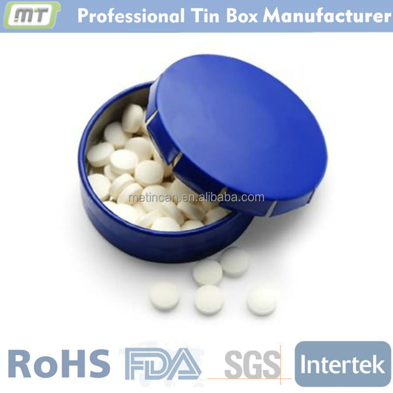 high quality small metal click clack mint tin box, mint tin