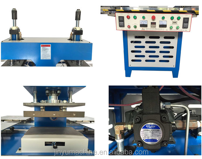 details of silicone trademark forming machine