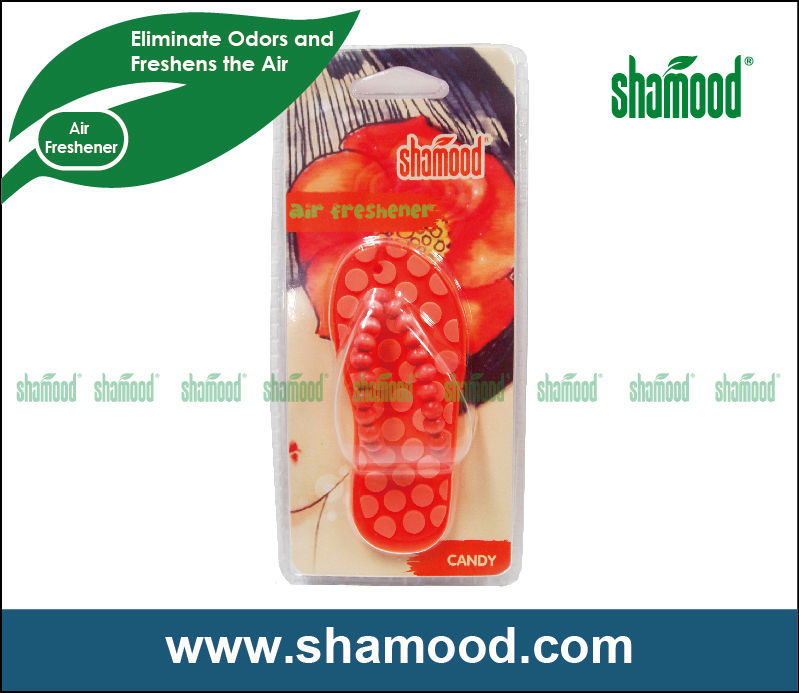 プラスチックチョコレートshamood新しい設計された香りのフリップ- フロップカーゲル芳香剤問屋・仕入れ・卸・卸売り