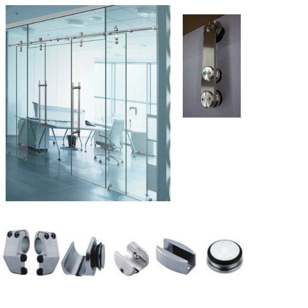 ホット販売特許製品オフィス ステンレス鋼ガラス スライディング ドア ローラー 問屋・仕入れ・卸・卸売り
