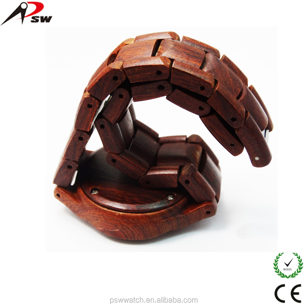 High quality new fashion wooden watch, 100% natural watch wood, wooden wrist watch