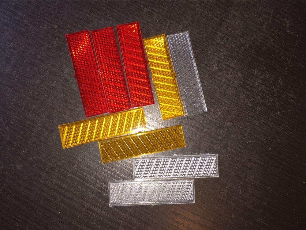 7.9x2.1cm Plastic Reflective Panel Strip Buy Reflective Plastic Strip
