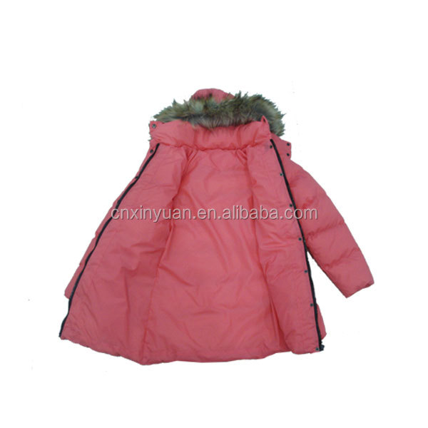女の子の詰め物をした子供のフード付きジャケット仕入れ・メーカー・工場