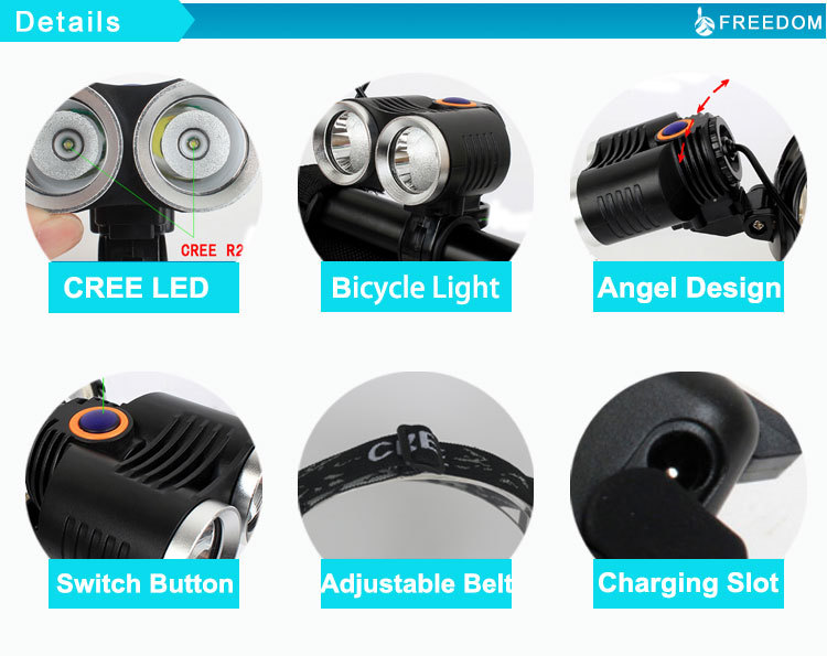 グローバル市場自転車ledのヘッドライトキャンプprotable充電式ledヘッドライト仕入れ・メーカー・工場