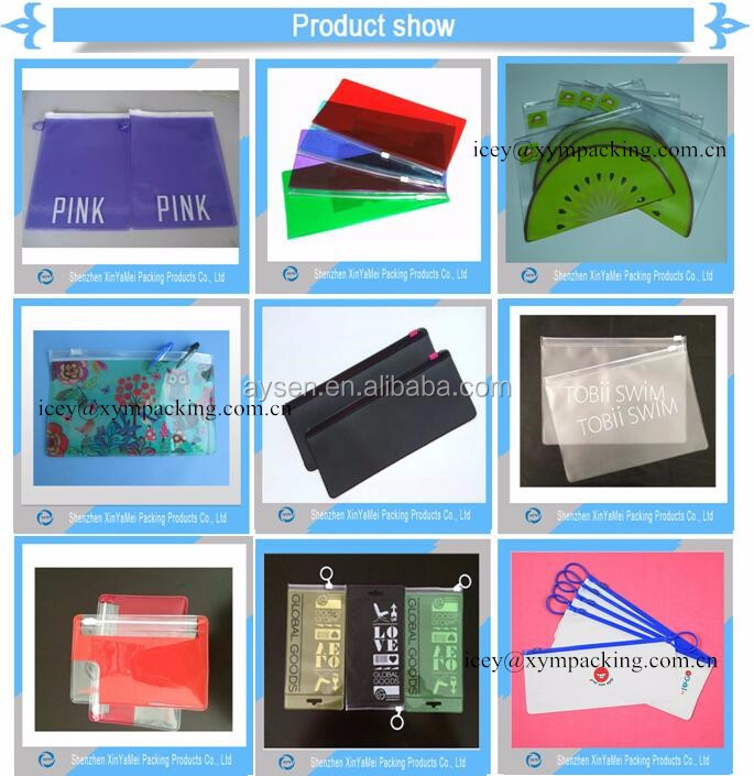 Clear PVC bag/ PVC garment bag/PVC zipper bag for garment