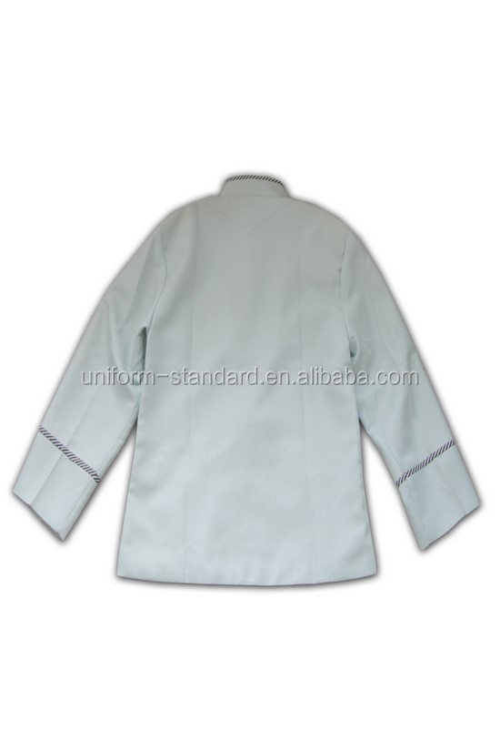 基本的なフィットシェフコートのプラスチックボタン100％プレミアムコットンツイル安い販売のためのシェフのジャケット仕入れ・メーカー・工場