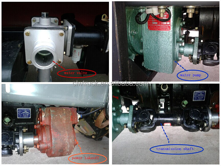 RHD 4000L foton water tank truck for sale 4*2 water tank truck in Jamaica