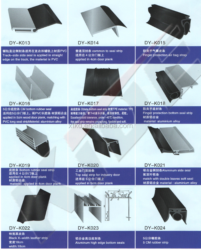 Best Price Waterproof Garage Door Weather Seal For Bottom And