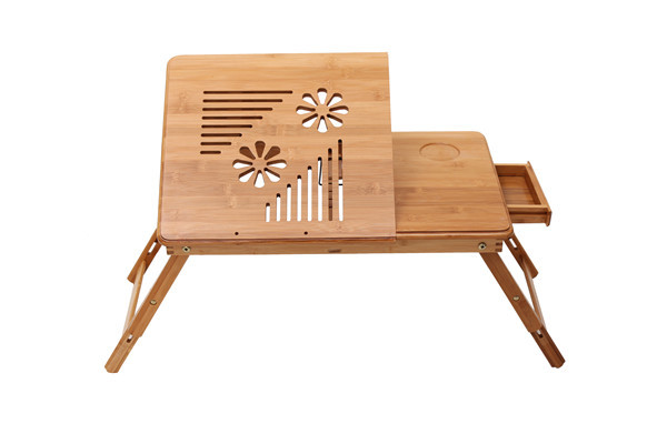 ポータブル折りたたみ2014年竹のラップトップ、 ノートブックのテーブル、 工場のサプライヤー仕入れ・メーカー・工場