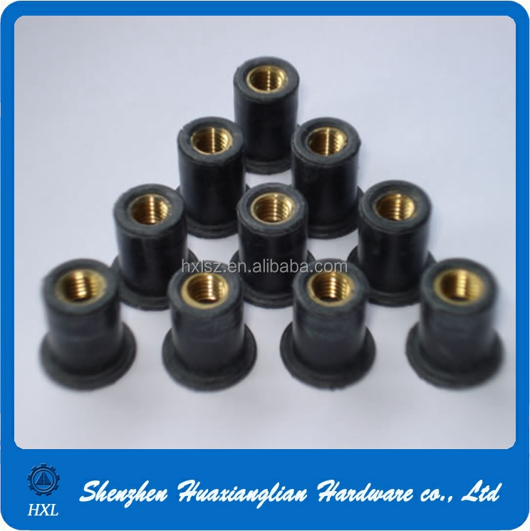 China Hardware Fastener Custom Flange Expanding Expansion Rubber Anchor