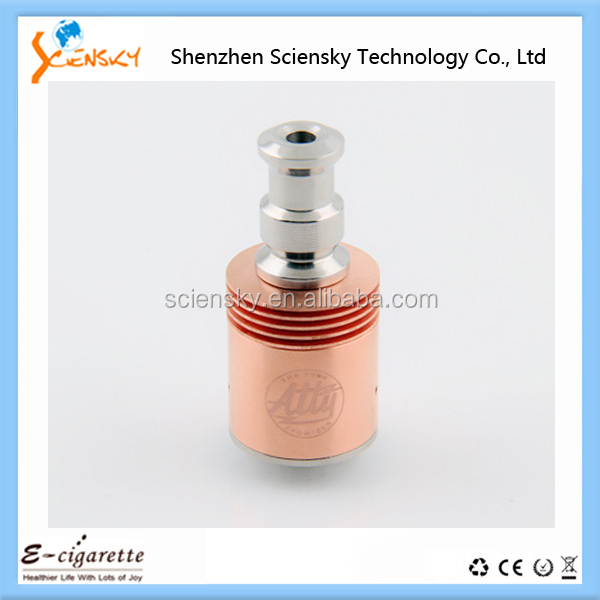 2014 Newest Arrival innovative copper Tobh rba/rda atomizer clone Tobh atty V2 atomizer Tobh atomizer 1:1 clone