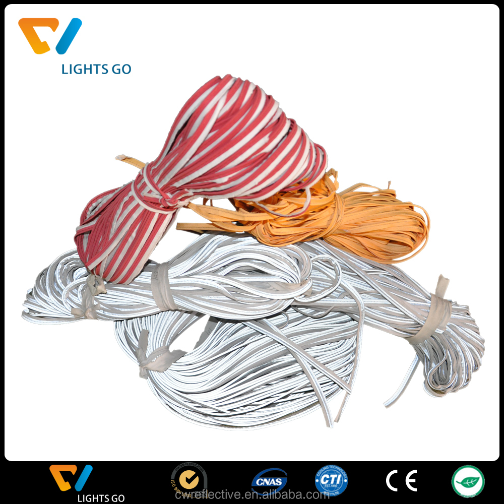 Colorful high visibility reflective webbing with best quality for clothes