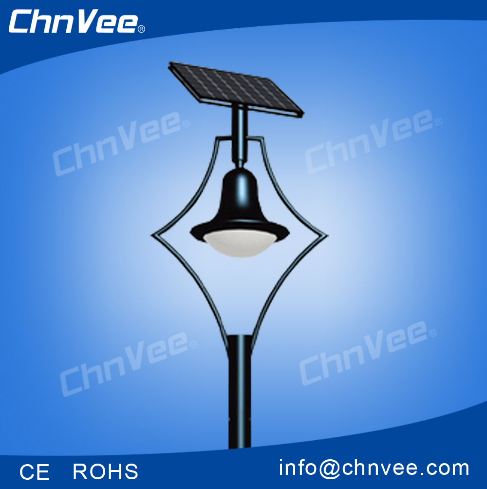 2 3 4 5m high solar led garden light pole/ excellent outdoor